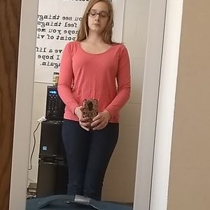 Pink long sleeve tee